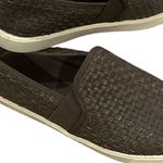 Vince Woven Slip-On TAUPE GREY LOAFER Shoes Photo 3