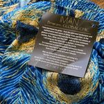 NEW Vintage Deadstock Peacock Feather Print Pants new with tags Blue Photo 11