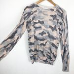 Equipment Femme Sloan Lace Camo Print Sweater Medium Wool & Cashmere Lightweight Photo 10