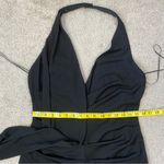 One33 Social Fringe‎ Drape Detail Mini Dress Black 10 Photo 7