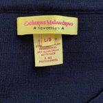 Catherine Malandrino  Favorites Size L Textured Cardigan Sweater Black Pockets Photo 3