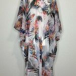Rachel Roy Mystic Palm High-Low Open Front Soft Airy CoverUp, Sz Medium Photo 7