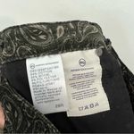 Anthropologie AG Adriano  Stevie High Rise Velvet Paisley Jeans Size 28 Photo 5