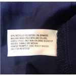 Wild Fable Navy Satin Square Neck Bell Sleeve Mini Dress Photo 5