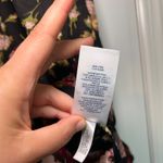 CHAPS  Black Floral Wrap Top Women's XL Festival‎ Boho Romantic Girly Concert Photo 5