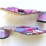 J.Crew plaid leather and fabric sandals Photo 2