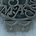 FORT USA Merry Christmas Tree Holiday Jewelry Pin Brooch Silver Color Unisex Photo 4