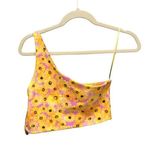ZARA NWT ONE SHOULDER SUNFLOWER CROP TOP Photo 0