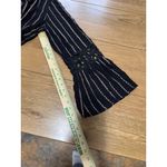 ODDY Women‎ Size Medium Crocheted Bell Sleeve Blouse Boho Hippie Peasant Rayon Photo 6