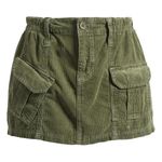Urban Outfitters BDG Y2K Corduroy Cargo Skirt β Green (Small, NWT) Photo 0