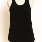 Club Monaco Black Sleeveless Knit Tank Top Minimalist Basic Size M Photo 0