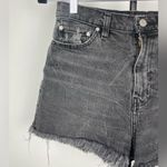 BDG Urban Outfitters Distressed Washed Black Girlfriend High Rise Denim Shorts Photo 1