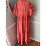 Hyacinth House Tuckernuck orange coral Taryn maxi dress size L NWT Size L Photo 4