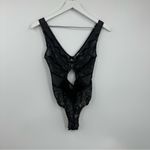Victoria's Secret  Black Lace Body Suit Size Medium Photo 3