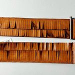 Apt. 9  Womens Red Stretchy Style Hook Front Belt Size M/L Photo 2