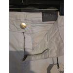 1822 Denim 1822 Women's Capris Size 12 White Ankle Straight Fringe New With Tag Photo 3