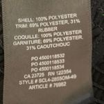 Aritzia Wilfred Lilith Black Leaf Print Smocked Puff Sleeve Ruffle Crop Blouse S Photo 3