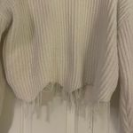 Dress Forum White Fuzzy Sweater Photo 2