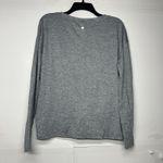 Zella  Extra Small Gray Long Sleeve Twist Front Top | Lightweight Activewear Photo 8