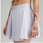 Lululemon athletica White Mini Skort Court Rival High-Rise Skirt Long Photo 0