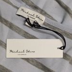 Michael Stars NWT  Veil Grey Striped Sleeveless Zabrina Tank Size L Photo 4