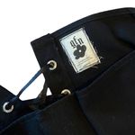 ❤️‍🔥 FROM THE STUDIO COLLECTION ❤️‍🔥 One of a kind reworked workwear lace up strapless corset 🔥 Black Photo 3