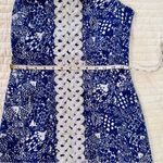 Lilly Pulitzer X Target Upstream Navy Blue Fish Cotton Blend Shift Dress Size 2 Photo 8