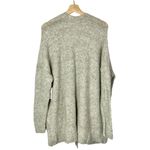 Free People  Gray Phantom Cozy Wool Blend Mid Length Oversized Cardigan M Photo 3