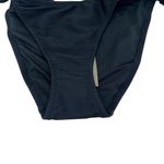J.Crew New  Black Ribbed Cheeky String Side Tie Bikini Swim Suit Bottom Medium Photo 3