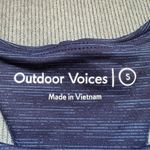 Outdoor Voices TechSweat Move Free Crop Top in Baltic Blue Size Small Photo 5