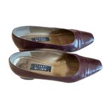 Stuart Weitzman  Taurus Pumps Bordeaux Mirror Calf 8.5B Photo 4