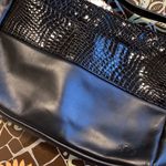 SAS Black Leather Shoulder Bag /Purse Photo 9