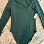 Old Navy Green Bodysuit Top with Scoop Neck Photo 0