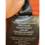 Free People  Pants Wide Leg Orange Pleated‎ Pockets High Waisted Trousers Linen Photo 5