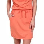 The North Face  orange aurora‎ dress medium outdoors hiking vacation athleisure Photo 0