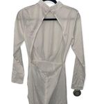 I Saw It First SZ 6 satin & lace open back bodycon dress Photo 3