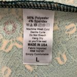 LuLaRoe  Cassie Textured Pencil Skirt Teal Orange Mandala Print Stretch - L NWT Photo 3