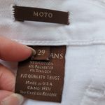 James Jeans  White Moto Skinny Jeans Women's 29 Motorcycle Biker‎ Style Rocker Photo 3