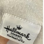 VTG Hallmark Channel Womens M Red Truck Christmas Tree Hoodie Pullover TV Movie White Size M Photo 3