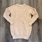 DEMYLEE x Revolve Sweater Dress in Nude Size Small Cotton Blend Relaxed Fit Photo 0