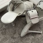 Alexander McQueen  New Ivory/ Silver Size 37C New in Box Retail $1,090 Photo 11