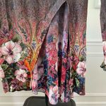 Desigual Long Freya Turtleneck Tunic Sweater Knit Chiffon $122 M Photo 4