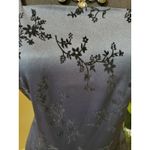 Jodi Kristopher  BLACK PROM PARTY DRESS SIZE 11/12 VELVET & SHIMMER DETAIL Photo 2