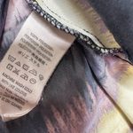 Free People  Tank Blouse Women’s Size Medium Tie Dye Surplice Draped Wrap Silky Photo 5