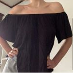 Nordstrom Rack Black Off the Shoulder Top Photo 1