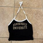 Zoozatz  Vanderbilt University Game Day Halter Neck Crop Top Photo 1