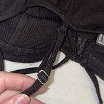 Forever 21 bodysuit ribbed look 2 snap button adj straps fitted bra cup Sz S NWT Photo 8