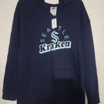 Nhl Seattle Kranken women's hoodie size large Blue Photo 0