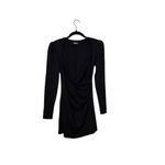 Reformation  Black Should Pad Adams Mini Dress Size Medium Photo 2
