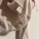 NakedCashmere Cream ivory crop Drawstring style sweater crewneck 100% cashmere Photo 3